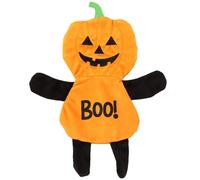 BargainsMania Halloween Crinkle Flatties - Designed For Endless Tail-wagging Excitement, This Dog Toy Makes Crinkly Sounds That Amplifies The Fun And Keeps Your Pup Engaged And Entertained (Pumpkin)