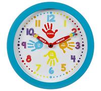 BargainsMania Learn To Tell The Time Clock - Make Learning To Tell The Time A Fun Activity With This Brilliant And Handy Clock (Blue)
