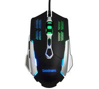 BargainsMania LED Gaming Mouse - Features: 4 DPI Settings: 800-1200-1600-2200, Minimum Requirement: Windows 10, 8, 7, Responsive Buttons: 7, No Software Required, 1.5m Cable USB Connectivity