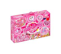 BargainsMania Magic Ultimate Creations Set - Includes: 6 X 50ml Glue, Pipping Nozzles, 26 X Mini Charms, 24 X Mixed Beads, Stickers, 1 X Pick-Up Tweezer