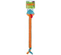 BargainsMania Might Python Tugging Dog Toy - Orange
