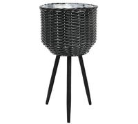 BargainsMania Palm House Tall Woven Basket - Display Your Plants In A Stylish New, With The Palm House Tall Woven Basket