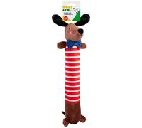 BargainsMania Pierre The Sausage - This Fun Pierre The Sausage Pet Toy Is A Great Gift For Your ! - Watch The Crinkle And Squeak Toy Entertain Your For Hours - One Size (Red)