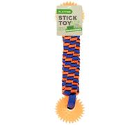 BargainsMania Playtime Stick Toy - The Perfect Playtime Essential For Tugging And Chewing, This Stick Toy Will Keep Your Pup Entertained And Engaged For Hours (Orange)