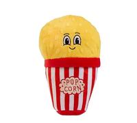 BargainsMania Popcorn Plush Toy - Squeaky - Dimensions: 22cm - Inspired By The Iconic Cheesy Treat, This Soft And Squeaky Toy Is Perfect For Dogs Who Love A Cuddly Companion With A Crunchy Twist