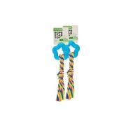 BargainsMania Rope Star Dog - Perfect For Tug And Fetch Games, This Dog Toy Will Provide Your Furry Friend With Hours Of Fun - A Durable To Keep Your Pup Active And Stimulated - Pack Of 2