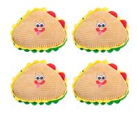 BargainsMania Sandwich Dog Toy - For Hours Of Zoomies And Interactive Playtime, This Baguette Dog Toy Will Keep Your Pet's Appetite For Fun Satisfied - Pack of 4