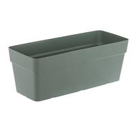 BargainsMania Soho Trough Planter 60cm - This Trough Planter Is Perfect For Patios, Pathways Or Decking, Helping To Bring Outdoor Areas To Life - Dimensions: L60 X W25 X H30cm (Lily Pad Green)