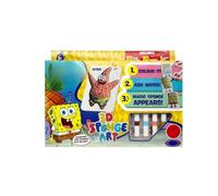 BargainsMania Squarepants 3D Sponge Art Set - Simply Colour It, Add Water, and A Magic Sponge Appears - Includes: 12 X Magic Sponges, 10 X Markers, 1 X Water Pen