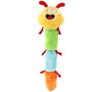 BargainsMania Squeaky Caterpillar Dog Toy - This Squeaky Caterpillar Dog Toy Will Keep Your Dog Entertained And Active Everyday! - Complete With A Multicoloured Design