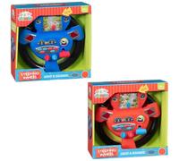 BargainsMania Steering Wheel - Assorted - Buckle Up Put Your Car Into Gear! Practice Your Steering With Your Very Own Steering Wheel With Lights And Sounds!