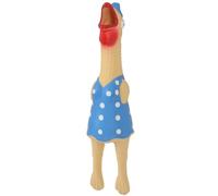 BargainsMania Summer Squeaky Chicken - Blue - Treat Your Four-Legged Friend To Endless Tail-Wagging Fun With This Squeaky Chicken Dog Toy.