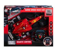 BargainsMania Super Speed RC Race Car - Red - This Remote Control Car Brings Miles Of Fun, With Lights And Sounds, And The Ability To Go In Any Direction! - Requires 8 X AA Batteries (not Included)