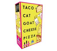 BargainsMania Taco Cat Goat Cheese Pizza Game - A Unique And Addictive Party Game - Includes: 64 Cards, 1 Rulebook - Weight: 0.22g - Dimensions: 12.2 X 8.2 X 4cm