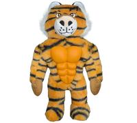 BargainsMania Tough Stuff Mighty Beast Dog Toy - Featuring An Engaging Design, This Durable Dog Toy Is Great For Games Of Tug Of War, Fetch, And For Encouraging Solo Play Time (Tiger)