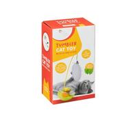 BargainsMania Tumbler Cat Toy With Catnip Licker - This Tumbler Cat Toy With Catnip Licker Is Perfect For Entertaining Your Cat - Provides Hours Of Fun And Exercise