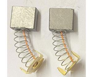 BARGAINWORLDUK Carbon Brushes for ERBAUER Router ERB 210C, Fits ERB210C, ERBUER, ERBAUR Saw E12, Size 7mm x 17mm x 17mm