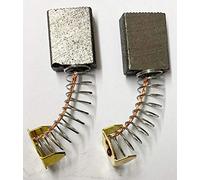 BARGAINWORLDUK CARBON STEEL TWISTED KNOTTED BRUSHES, Pair of 2, For BELLE PROMIX 1600E 1600 E 949/99541 GHS 2919 CEMENT MIXER E89