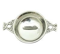 Barge Chrome Plated Steel Quaich Bowl Scottish Quaich 20