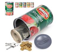 BarGifts Hidden Safe Fake Can with Hidden Compartment, Hidden Storage Keep Your Valuables Safe Like Money, Keys, and Jewelry- Tomato
