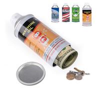 BarGifts Hidden Safe Fake Spray Can with Hidden Compartment, Hidden Storage Keep Your Valuables Safe Like Money, Keys, and Jewelry- Orange