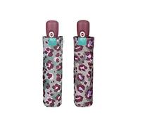 BARGUES 26250 Paraguas SRA. Mini 3 Sec. Abre-Cierra, Antiviento. Estampado Leopardo.-tamano 54/8 for Adults, Built for Everyday use