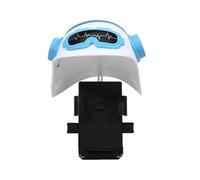 Barhbt Bicycle Phone Holder 1pc Small Helmet Rider Motorcycle Mobile Phone Holder Electric Bicycle Waterproof Sunshade Navigation Motorcycle GPS Navigation Bracket(Handlebar white)