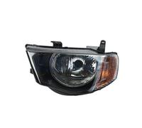 Barhbt Headlight Assembly Car Headlamp For Mitsubishi For L200 TRITON 2006-2009 Headlamp With Halogen Side Light Turn Signal Light Corner Lamp DRL No Bulb Headlight(Left)