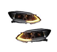 Barhbt Headlight Assembly Car Headlamp For Nissan For Tiida 2016-2019 LED Headlight DRL Running Turn Signal Light Led Projector Auto Accessorie 2PC Car Styling Headlights