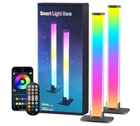Barhootao RGB Light Bar,Smart LED Light Bar for Room,16 Million Colors,Three Control Modes,Dynamic Music Sync Mode,213 Preset Modes,USB Interface（Without Adapter）