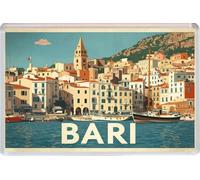 Bari - Italy - Jumbo Artistic Fridge Magnet 96 x 67mm BBSFHM3497
