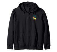 Bari Regione Puglia Italia Lemon Vintage Italy Summer Zip Hoodie