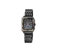 Bari Tortoise, Swiss Quartz Watch, MOP Black Dial, 316L Stainless Steel, and Sapphire Crystal GV2 Black One Size