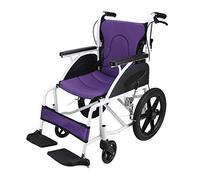 Bariatric Transport Chair - Heavy Duty Folding Wheelchair with Hand Brakes, Aluminum Frame, Removable Seat, Extra Wide Design