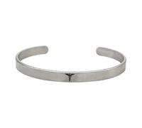 BariatricPal Gastric Surgery Medical Alert Adjustable Bracelet Cuff - Silver