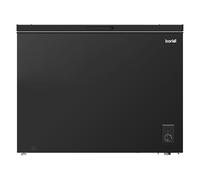 Baridi 254L Freestanding Chest Freezer with Adjustable Thermostat - Black- DH259