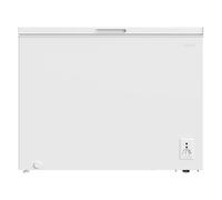 Baridi 254L Freestanding Chest Freezer with Adjustable Thermostat, White - DH258