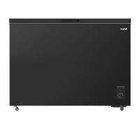Baridi 299L Freestanding Chest Freezer with Adjustable Thermostat, Black - DH261
