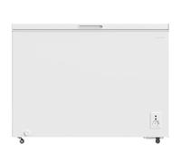Baridi 299L Freestanding Chest Freezer with Adjustable Thermostat, White - DH260