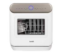Baridi Mini Portable Tabletop 6L Dishwasher with 3 Place Settings, 7 Wash Functions - DH72