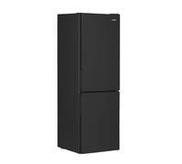 Baridi 47cm 70/30 Fridge Freezer with Adjustable Thermostat, 157L Capacity, Reversible Door, Low Frost, 3 Star Rating - Black - DH253
