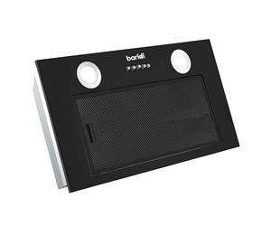 Baridi 52cm Built in Cooker Hood with 5 Layer Filter, Black Undercounter Extractor Fan - DH285