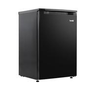 Baridi 55cm Freestanding Undercounter Larder Fridge, 130L Capacity, Reversible Door, Black - DH247