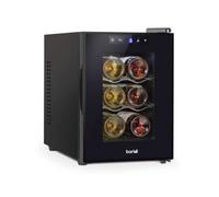 Baridi 6 Bottle Wine Cooler, Thermoelectric, 5-18C, Touch Controls, Table Top - Dh217
