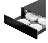 Baridi 60cm Built-In Warming Drawers, Push-to-Open, Anti-Slip Mat - Black - DH201