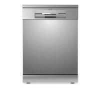 Baridi 60Cm Freestanding Dishwasher, 14 Place Settings, 8 Programs, Led Display, Silver - Dh167