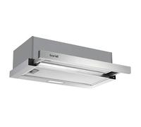 Baridi 60cm Telescopic Cooker Hood with Aluminium Filters, Stainless Steel Undercounter Extractor Fan - DH286