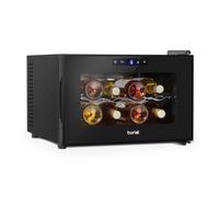 Baridi 8 Bottle Wine Cooler, Thermoelectric, 5-18C, Touch Control, Table Top - Dh218