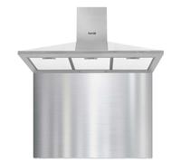 Baridi 90cm Chimney Style Cooker Hood with Carbon Filters, Stainless Steel - DH211