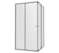Baridi Corner Shower Enclosure 900 x 900 x 1850mm with 6mm Glass Chrome DH299
